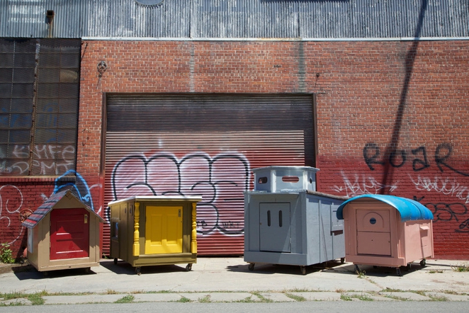 collection of tiny homes