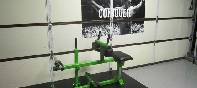 The Best Home Gyms - Lime Green Home Garage Gym