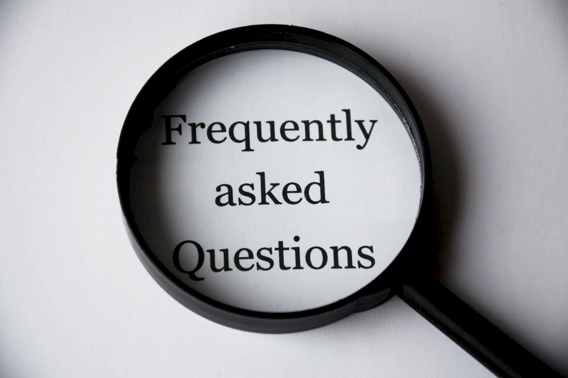 FAQ under a Mag glass
